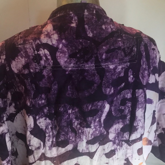 “NEXT” Custom Tie Dyed Woman’s Blouse . - Picture 8 of 13